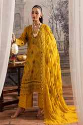 SKC-50 | 3Pc Unstitched Suit Winter Embroidered Karandi Romantique By Marjjan